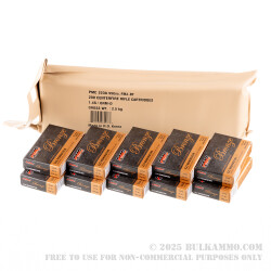 200 Rounds of .223 Ammo by PMC - 55gr FMJBT - Battle Pack