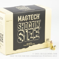 1000 Rounds of .45 ACP Ammo by Magtech Shootin' Size - 230gr FMJ