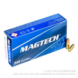 50 Rounds of .25 ACP Ammo by Magtech - 50gr FMJ