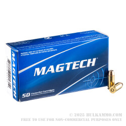 50 Rounds of .40 S&W Ammo by Magtech - 180gr Bonded JHP