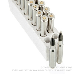 20 Rounds of 30-06 Springfield Ammo by Winchester Ballistic Silvertip - 150gr Polymer Tipped