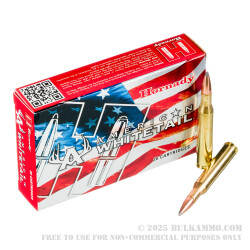 200 Rounds of .270 Win Ammo by Hornady American Whitetail - 140gr InterLock