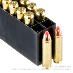 20 Rounds of 450 Bushmaster Ammo by Hornady BLACK - 250gr FTX