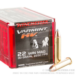 1000 Rounds of .22 WMR Ammo by Winchester - 30gr V-Max