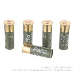 12 ga - 2-3/4" - 1 1/8 oz. - Steel #2 Shot - High Velocity Magnum Steel Load - PMC - 250 Rounds