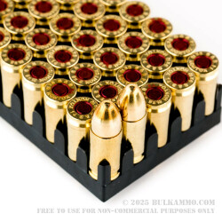 50 Rounds of 9mm Ammo by Sellier & Bellot Non-Toxic - 115gr TMJ