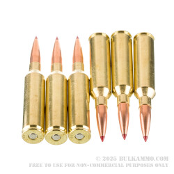 20 Rounds of 7mm PRC Ammo by Hornady Match - 180gr ELD Match