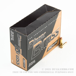 250 Rounds of .38 Spl Ammo by Blazer Brass - 125gr FMJ