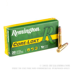 20 Rounds of 35 Remington Ammo by Remington Core-Lokt - 200gr SP