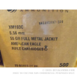 Federal 5.56x45 XM193 Ammo For Sale
