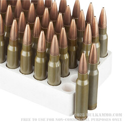 50 Rounds of .308 Win Ammo by Hornady - 155gr HPBT