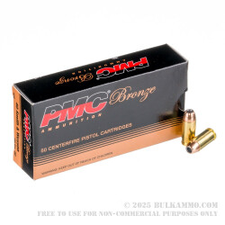 50 Rounds of .40 S&W Ammo by PMC - 165gr JHP