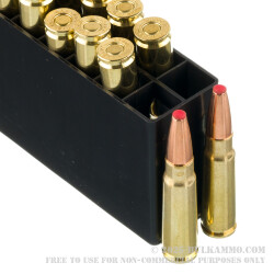 20 Rounds of 7.62x39 Ammo by Hornady BLACK - 111gr MonoFlex SBR