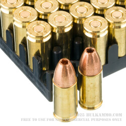 1000 Rounds of 9mm Ammo by Sellier & Bellot XRG Defense - 100gr SCHP