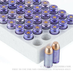 500 Rounds of .40 S&W Ammo by Winchester - 180gr FMJ Purple Tinted Cases  