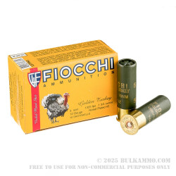 250 Rounds of 12ga Ammo by Fiocchi Turkey Load - 1 3/4 ounce #5 shot