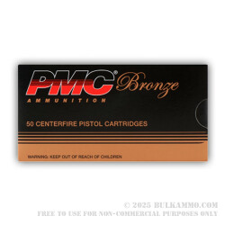 50 Rounds of .357 Mag Ammo by PMC - 125gr JHP