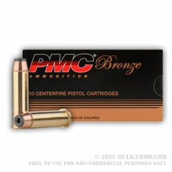 50 Rounds of .357 Mag Ammo by PMC - 125gr JHP