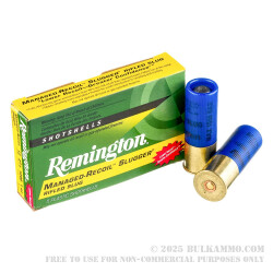 250 Rounds of 12ga Ammo by Remington Low Recoil - 1 ounce Rifled Slug