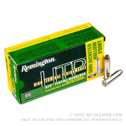 500  Rounds of .357 Mag Ammo by Remington - 158gr SJHP