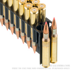 20 Rounds of 30-06 Springfield Ammo by Fiocchi - 180gr SST