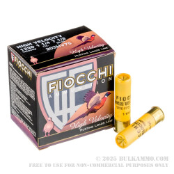 25 Rounds of 20ga Ammo by Fiocchi - 1 1/4 ounce #7.5 shot