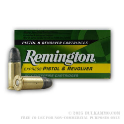 50 Rounds of .38 S&W Ammo by Remington - 146gr LRN