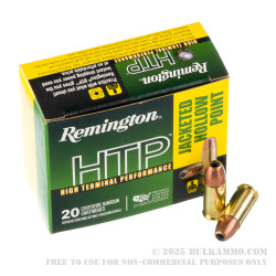 20 Rounds of 9mm Ammo by Remington HTP - 147gr JHP