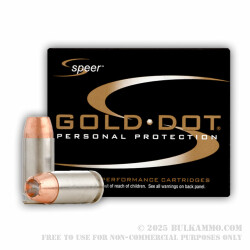 20 Rounds of .40 S&W Ammo by Speer - 155gr JHP