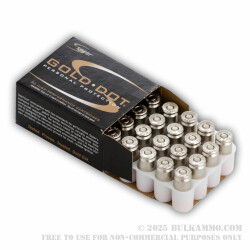 20 Rounds of .40 S&W Ammo by Speer - 155gr JHP