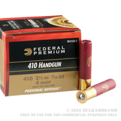 200 Rounds of .410 Ammo by Federal -  #4 shot