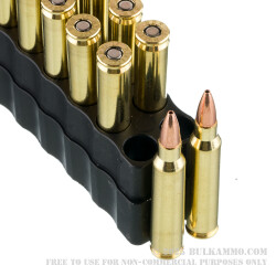 20 Rounds of .223 Ammo by Barnes - 55gr JHP BT