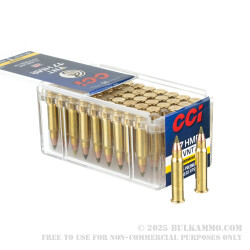 50 Rounds of .17 HMR Ammo by CCI - 17gr VNT