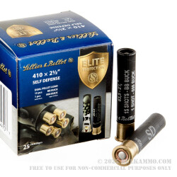 25 Rounds of .410 Ammo by Sellier & Bellot - 2-1/2" Multi Shot 000 Buck & BB Shot