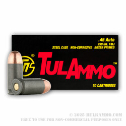 450 Rounds in Spam Can of .45 ACP Ammo by Tula - 230gr FMJ