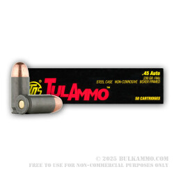 450 Rounds in Spam Can of .45 ACP Ammo by Tula - 230gr FMJ