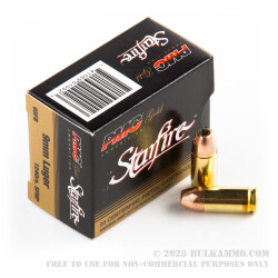 20 Rounds of 9mm Ammo by PMC Starfire - 124gr JHP