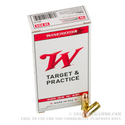 50 Rounds of .45 ACP Ammo by Winchester - 230gr FMJ