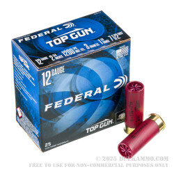 250 Rounds of 12ga Ammo by Federal - 1 1/8 ounce #7 1/2 shot