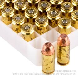 50 Rounds of .40 S&W Ammo by Speer Lawman - 165gr TMJ