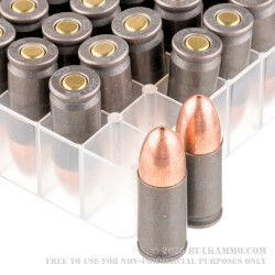 800 Rounds of 9mm Ammo by Wolf Spam Can - 115gr FMJ