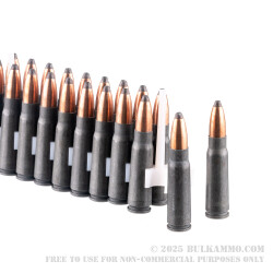 1000 Rounds of 7.62x39mm Ammo by Tula - 124gr SP