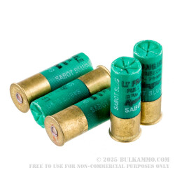 25 Rounds of 12ga Ammo by Remington Disintegrator - 5/8 ounce lead-free frangible sabot slug