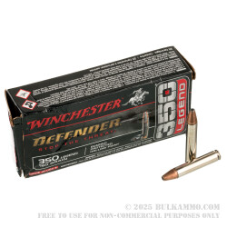 20 Rounds of .350 Legend Ammo by Winchester Defender - 160gr Bonded PHP