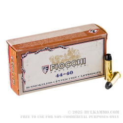 50 Rounds of .44-40 Win Ammo by Fiocchi - 210gr LRN