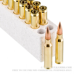 20 Rounds of .308 Win Ammo by Winchester - 147gr FMJ