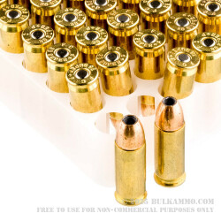 50 Rounds of .38 Super Ammo by Federal American Eagle - 115gr JHP