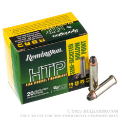 20 Rounds of .357 Mag Ammo by Remington HTP - 158gr SJHP