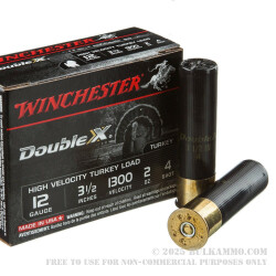 10 Rounds of 12ga Ammo by Winchester Double X - 2 ounce #4 shot