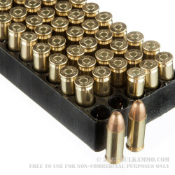 50 Rounds of .38 Super Ammo by Armscor - 125gr FMJ